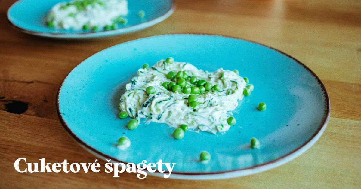 cuketové špagety