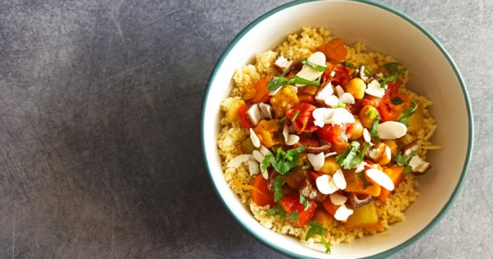Recept: Najlepší marocký kuskus so zeleninou (vegan)