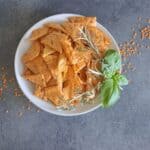 Domáce šošovicové lupienky.