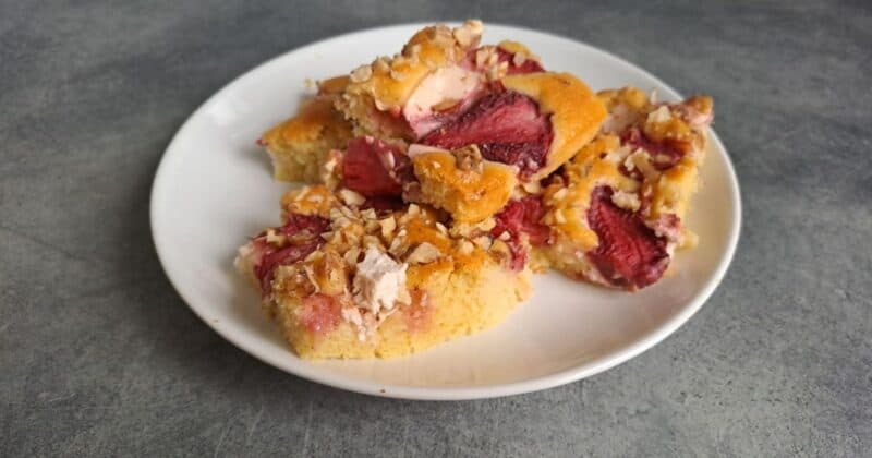 Najlepšia jahodová bublanina s tvarohom.