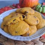 Tekvicové sušienky s čokoládou.